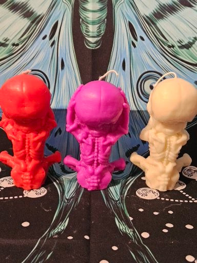 No evil skeleton Paraffin Wax Candles – Bold Décor with a Clean Burn